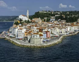 de kust van Slovenië