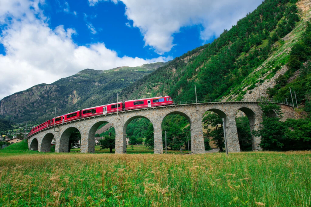 De Bernina-spoorlijn