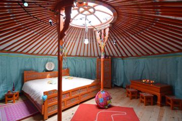 Duizend en één nacht in een Mongoolser yurt in de Ardennen